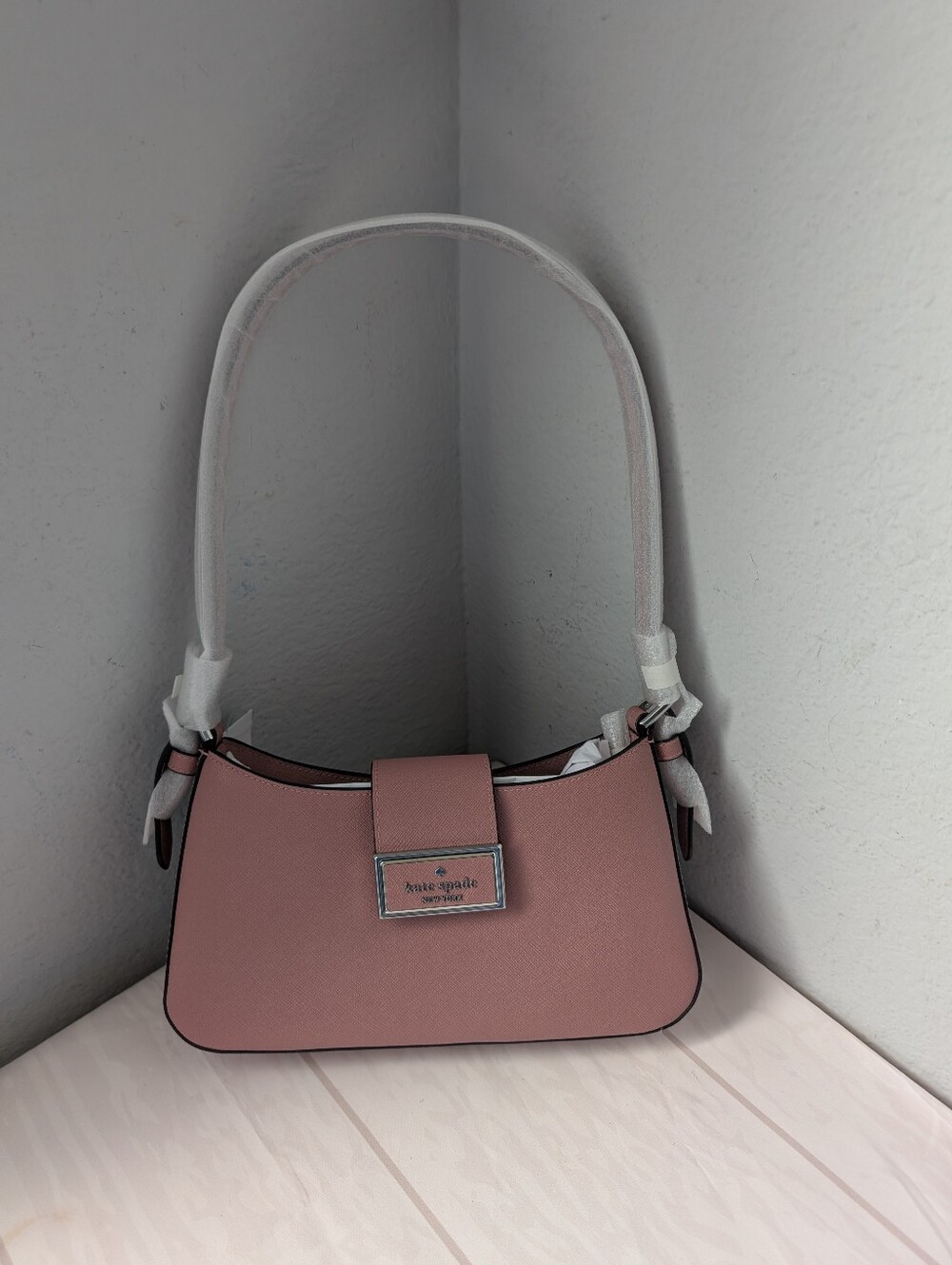NWT Kate Spade New York KM642 Reegan Small Shoulder Bag In Dusk Rose